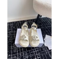 Dior anckle strapped velcro flat sandal gladiator combat sandal size35-41 - 图片 4