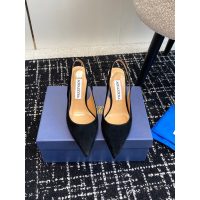 aquazzura suede heel slingback sandal ladies slide heel pump hot girls nightclub shoes size35-40 - 图片 3