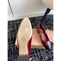 Miumiu shiny Mary Jane boat shoes capped slide pump sandal flat ballerine size35-42 - 图片 4
