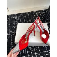 D&G heel slingback pump sandal influencer nightclub shoes bride wedding party shoes size35-40 10cm - 图片 9
