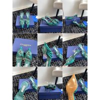 aquazzura pointed heel slingback sandal satin heel pump slipon ladies dress shoes size35-42 7.5cm - 图片 2