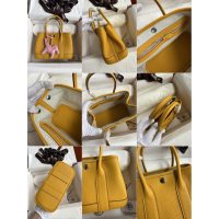 togo Hermes garden party 23 mini tote handbag full handmade boutique package