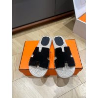Hermes men's flat Espadrille sandal slides indoor slipper size 39-46