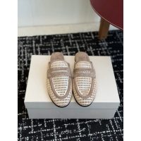 Brunello women's lazer-cut perforated flat mules half drag slide slipper sandal size35-40 - 图片 3