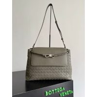 BV intrecciato woven shoulder flap messenger/satchel bag boutique inclusion - 图片 2