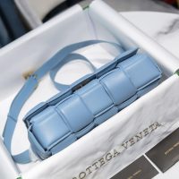 Bottega BV cassette woven flap square messenger padded cosmetic pouch clutch with magnetic closure - 图片 4