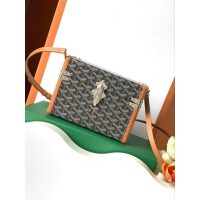 Goyard Cassette shoulder crossbody flap messenger cosmetic trunk clutch wallet cellphone holder - 图片 8