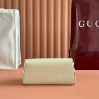 Gucci Padlock Small GG Coated Canvas Calfskin Shoulder Bag