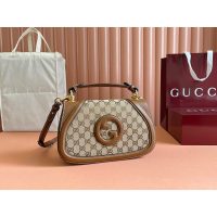 Gucci Small Blondie Burgundy Calfskin Shoulder Bag