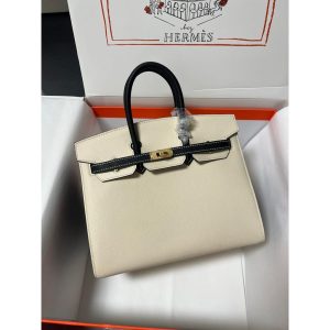 epsom Hermes birkin 25 sellier handbag GHW full handmade/boutique inclusion