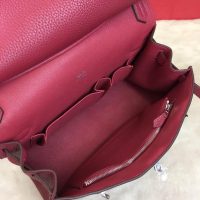 Hermes jypsiere 28 shoulder satchel GHW-burgundy togo leather full handmade