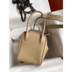 swift Hermes trench lindy 26 shoulder tote bag PHW-full handmade/boutique inclusion