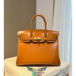 Hermes birkin 30 top-handle bag GHW-box leather full handmade/boutique inclusion