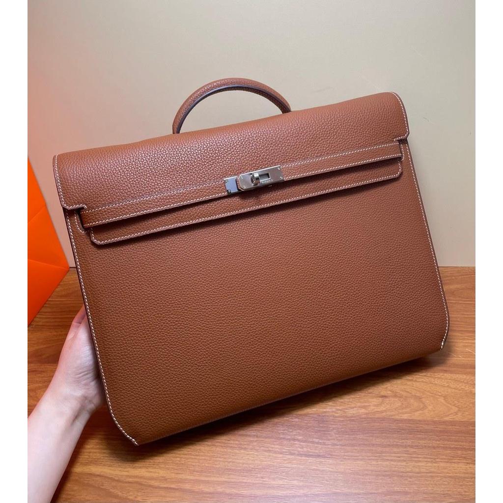 ph-11134201-820lc-mqsogdsnnmdeb7.jpg togo Hermes kelly depeches 36 briefcase document handbag PHW full handmade/boutique inclusion