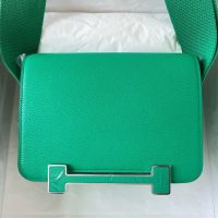 hermes geta shoulder messenger flap bag GHW in chevre leather full handmade/boutique inclusion