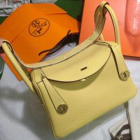 hermes lindy 26 shoulder tote bag-denim togo calfskin PHW full handmade boutique package