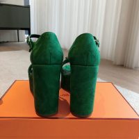Hermes suede platform wedge sandal with kelly buckle size35-42 boutique iinclusion