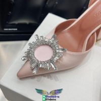 Pre-order amina muanddi women's pointed slingback heel pump slip-on tide wedding party shoes 35-40 - 图片 4