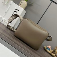 Loewe unisex military messenger flap shoulder crossbody case camera bag full inclusion - 图片 2