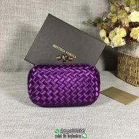 velvet BV cocktail kisslock clutch cellphone cosmetic clutch case socialite influencer party pouch - 图片 3