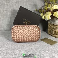 velvet BV kisslock cocktail clutch socialite influencer party pouch cellphone cosmetic clutch case - 图片 9