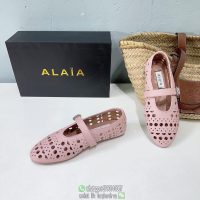 Alaia breathable flat ballet shoes Mary Jane boat slip-on daily walking pump size35-42 - 图片 9
