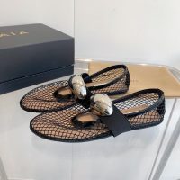 ALAIA mesh flat ballet boat shoes casual daily Mary Jane slide pump premium quality size35-40 - 图片 5