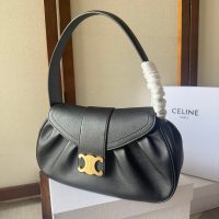 Celine polly medium underarm baguette messenger flap elegant elbow saddle bag - 图片 6