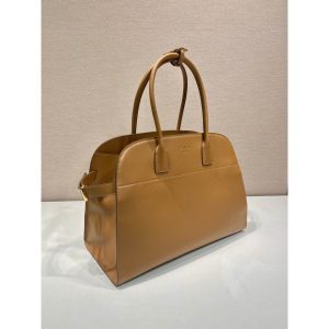 Prada Large Leather Tote Bag with Buckles