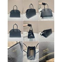 Prada Large Leather Tote Bag with Buckles