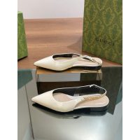 Gucci pointed flat slingback ballet shoes daily flat pump sandal in patent leather size35-40 - 图片 8