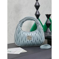Miu miu matelasse wander half-moon hobo tote/crssobody shoulder bag - 图片 7