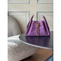 Chanel Mini 25 shoulder Hobo Bag in back Caviar