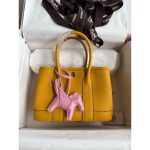 togo Hermes garden party 23 mini tote handbag full handmade boutique package