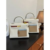 Limited Edition Hermes Kelly 25 Colormatic in Swift Leather GHW full handmade