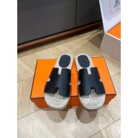 Hermes men's flat Espadrille sandal slides indoor slipper size 39-46