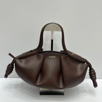 women's Loewe paseo shopping handbag pleated dumpling tote underarm hobbo baguette - 图片 6