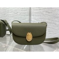 microchip version Dior oval-medal shoulder crossbody flap messenger bag - 图片 4