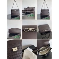 BV intrecciato woven shoulder flap messenger/satchel bag boutique inclusion - 图片 4