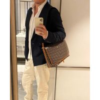 戈雅 GY unisex business document handbag shoulder crossbody canvas flap messenger - 图片 6