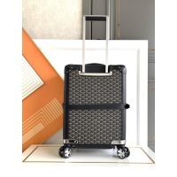 Goyard trolley box case travel gadget boarding cabin luggage vintage trolley suitcase 20 inches - 图片 7
