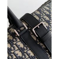 canvas Dior weekender 40 handbag/getaway duffle tote/travel keepall handbag/boarding cabin luggage - 图片 7