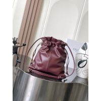 Celine crystal drawstring lucky pouch sling shoulder bucket tote bag