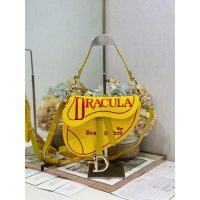 embroidered canvas Dior shoulder flao saddle boutique inclusion