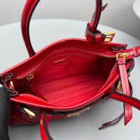 red Prada Bolide Mini Handbag in Polished Calfskin