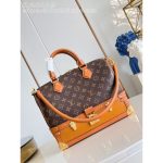 Louis Vuitton Speedy 30 Monogram Canvas Calfskin Handbag