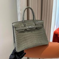 Crocodile Her^^m Birkin 30 shopper handbag luxury designer tote special code full handmade - 图片 2