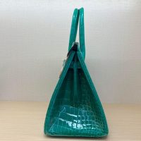 Nile crocodile Her^^m Birkin 25 upscale banquet dinner tote handmade shopper handbag - 图片 9