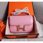 Hermes constance 24 shoulder messenger flap GHW-croco-effect calfksin boutique inclusion