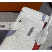 Hermes birkin 25 club handbag PHW-togo leateher full handmade/boutique inclusion